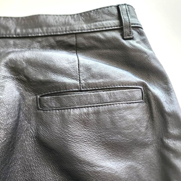 RTG Collection vintage high waist black leather pants - please read carefully - Picture 3 of 13